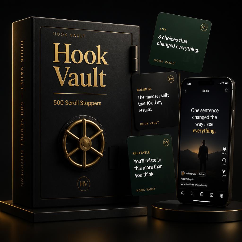 Hook Vault — 500 Scroll Stoppers