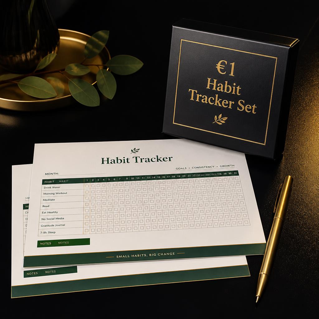 €1 Habit Tracker Set